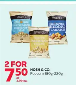 Rexall NOSH & CO. Popcorn offer