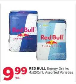 Rexall RED BULL Energy Drinks offer
