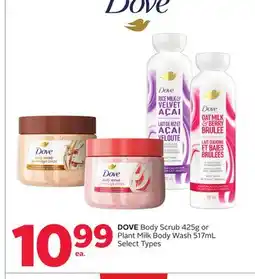Rexall Body Scrub 425g or Plant Milk Body Wash 517mL offer
