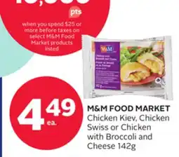 Rexall M & M FOOD MARKET Chicken Kiev, Chicken Swiss or Chicken with Broccoli and Cheese offer