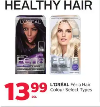 Rexall L' ORÉAL Féria Hair Colour offer
