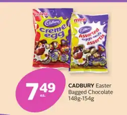 Rexall CADBURY Easter Bagged Chocolate offer