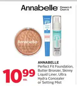 Rexall Perfect Fit Foundation, Butter Bronzer, Skinny Liquid Liner, Ultra Hydra Concealer or Setting Mist offer