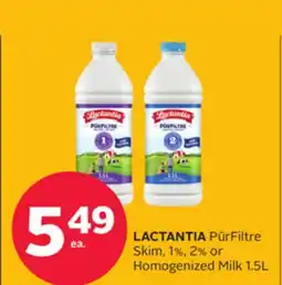 Rexall PūrFiltre Skim, 1%, 2% or Homogenized Milk offer