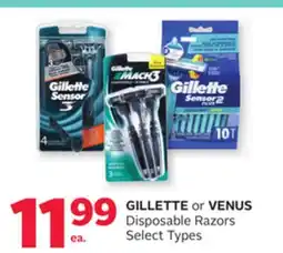 Rexall GILLETTE or VENUS Disposable Razors offer