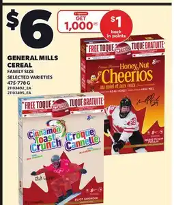 Independent City Market GENERAL MILLS CEREAL offer