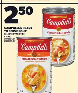 Independent City Market CAMPBELL'S READY TO SERVE SOUP offer