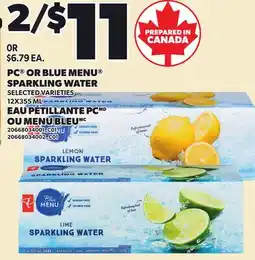 Independent City Market PC OR BLUE MENU SPARKLING WATER offer