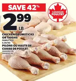 Independent City Market CHICKEN DRUMSTICKS OR THIGHS offer