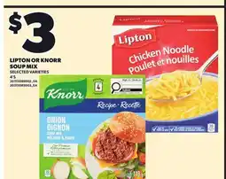 Independent City Market LIPTON OR KNORR SOUP MIX, 4'S offer