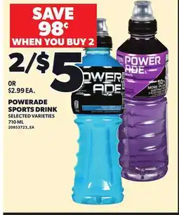 Independent City Market POWERADE SPORTS DRINK offer