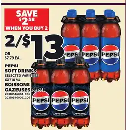 Independent City Market PEPSI SOFT DRINKS offer