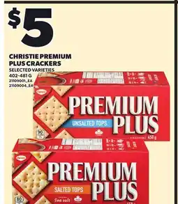 Independent City Market CHRISTIE PREMIUM PLUS CRACKERS offer
