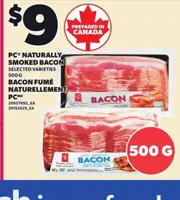 Independent City Market PC NATURALLY SMOKED BACON offer