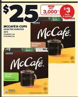 Independent City Market MCCAFÉ K-CUPS, 30'S offer