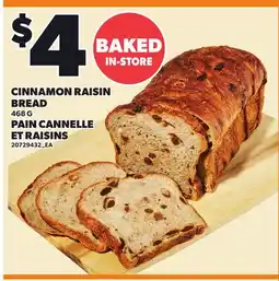 Independent City Market CINNAMON RAISIN BREAD offer