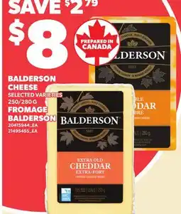 Independent City Market BALDERSON CHEESE, 250/280 G offer