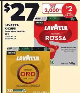 Independent City Market LAVAZZA K-CUPS, 30'S offer