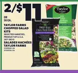 Independent City Market TAYLOR FARMS CHOPPED SALAD KITS offer