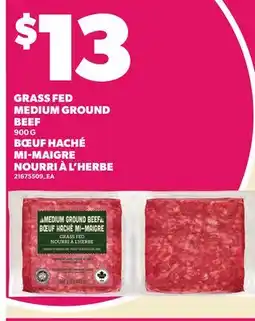 Independent City Market GRASS FED MEDIUM GROUND BEEF offer
