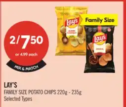 Shoppers Drug Mart LAY'S FAMILY SIZE POTATO CHIPS offer
