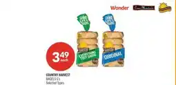 Shoppers Drug Mart COUNTRY HARVEST BAGELS 6's offer