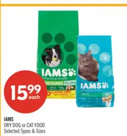 Shoppers Drug Mart IAMS DRY DOG OR CAT FOOD offer