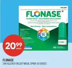 Shoppers Drug Mart FLONASE 24H ALLERGY RELIEF NASAL SPRAY 60 DOSES offer