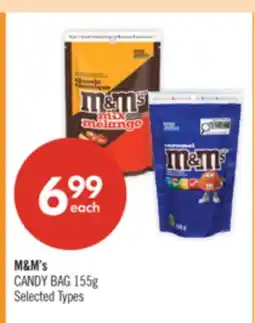 Shoppers Drug Mart M&M's CANDY BAG offer