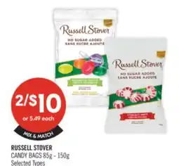 Shoppers Drug Mart RUSSEL STOVER CANDY BAGS offer