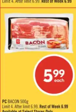 Shoppers Drug Mart PC BACON offer