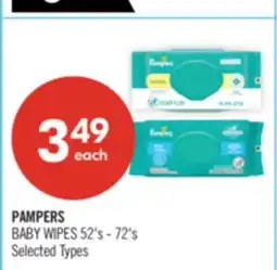 Shoppers Drug Mart PAMPERS BABY WIPES offer