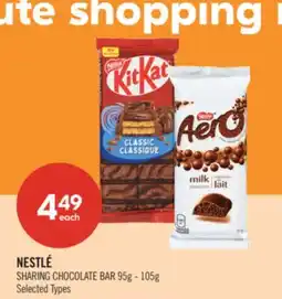 Shoppers Drug Mart NESTLÉ SHARING CHOCOLATE BAR offer