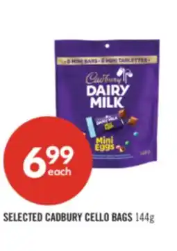 Shoppers Drug Mart SELECTED CADBURY CELLO BAGS offer