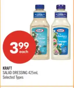 Shoppers Drug Mart KRAFT SALAD DRESSING offer