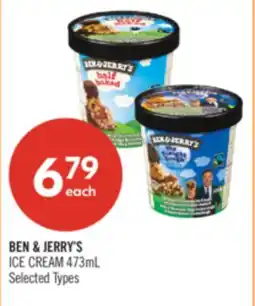 Shoppers Drug Mart BEN & JERRY'S ICE CREAM offer