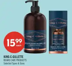 Shoppers Drug Mart KING-C-GILLETTE BEARD CARE PRODUCTS offer