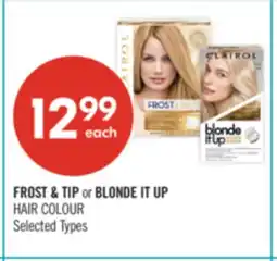 Shoppers Drug Mart PROST & TIP or BLONDE IT UP HAIR COLOUR offer