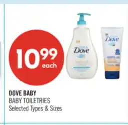 Shoppers Drug Mart DOVE BABY BABY TOILETRIES offer
