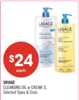 Shoppers Drug Mart URIAGE CLEANSING OIL or CREAM IL offer