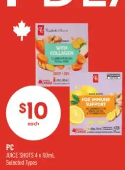Shoppers Drug Mart PC JUICE SHOTS offer