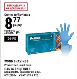 BMR WOOD SHAVINGS offer