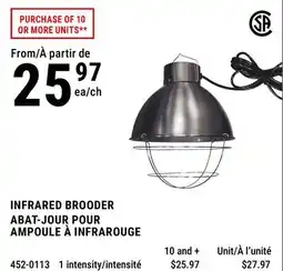 BMR INFRARED BROODER offer