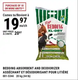 BMR BEDDING ABSORBENT AND DEODORIZER offer