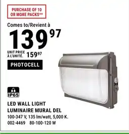 BMR LED WALL LIGHT offer