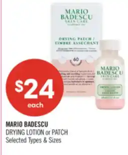 Shoppers Drug Mart MARIO BADESCU DRYING LOTION or PATCH offer