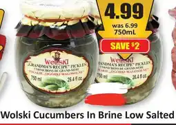 Starsky Wolski Cucumbers In Brine Low Salted offer