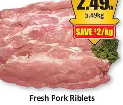 Starsky Fresh Pork Riblets offer
