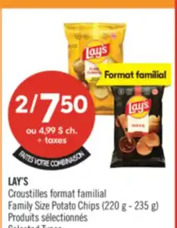 Pharmaprix LAY'S Family Size Potato Chips offer