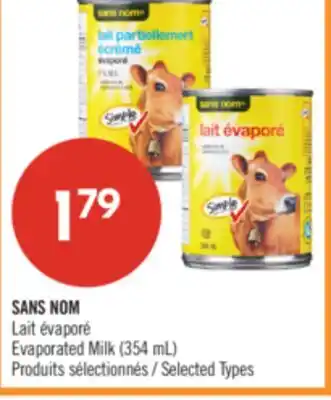 Pharmaprix NO NAME Evaporated Milk (354 mL) offer